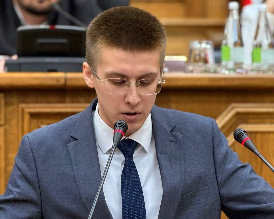 Депутат Совета Малошильнинского сельского поселения и член Молодежного парламента при Госсовете РТ Раис Шакуров 